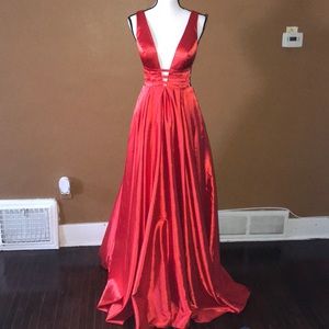 Red prom dress